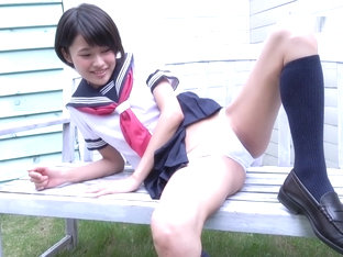 Japanese Schoolgirl Reo Bicycle Strip