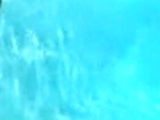 My girlfriend uderwater peek