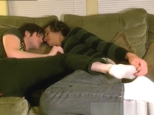 Aron seems all too glad to indulge him in his foot fetish