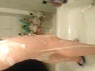 Nerdy Babe From The College Takes Shower After Steamy Sex