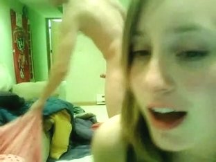 Young Amateur Couple Fucking On The Floor In Front Of Web Camera