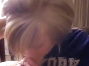 Suck it babe! girl watches in background