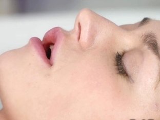 Redhead masseuse gets cunt finger fucked