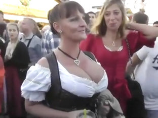 German Boobs On The October Fest