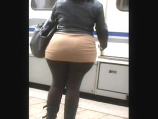 Brown Tights Bbw Skirt Booty Ass