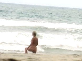 Nude Mermaid On West Coast Nude Beach