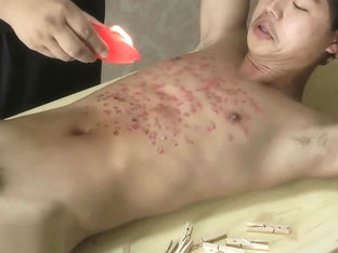 Big Cock Asian Guy Bound Cum