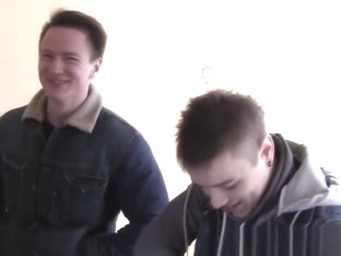 Tall Lady Enjoys Two Hard Cocks in Her Pussy