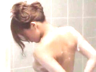 Horny Japanese Girl Risa Tsukino In Hottest Showers, Solo Girl Jav Clip