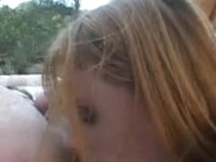 Slutty honey likes a large one betwixt her lips