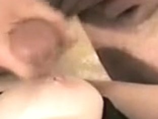 Busting A Nut On The Wife's Succulent Tits, Enjoy!