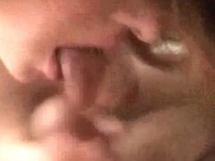Redhead Wife Fellatio & Facial Spunk Flow