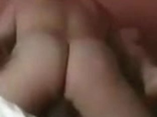 My wife paying off the builder