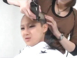 Japanese Girl Headshave