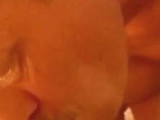 Me tasting my own cream