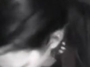 Girlfriend patiently waits to gulp his cum