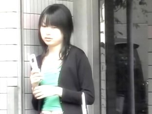 Public Boob Sharking Of An Adorable Japanese Chick