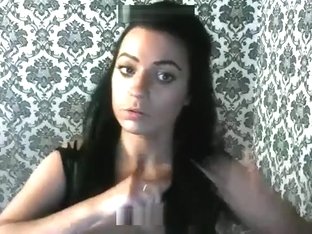 vipbrunetka with toy