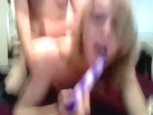 Banging the blonde on a web camera