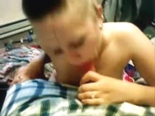 Private sex video with my flatmate blowing me