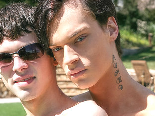 Two Cute British Boys With Big Dicks - Aaron Aurora  Lewis Romeo - TXXXMStudios