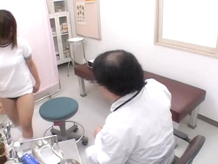 Samo's hungry pussy gets examined at a gynecological clinic 