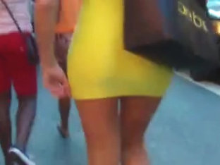 yellow minidress