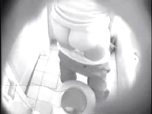 Hidden cam in bathroom. See my girlfriend masturbating