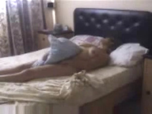 Hidden Cam Caught My Mom Masturbating On Bed