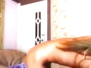 Gorgeous fit russian cam girl teases for tips