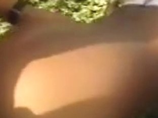 Latina sluts fuck a huge black dick outside.