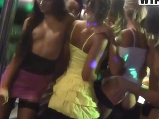 Sexy Russian Lesbians Fucking In The Strip Club!