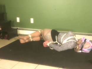 Tranny Bound and Panty-Hooded