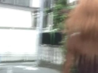 Slender Brown-haired Japanese Vixen Gets Involved In Unexpected Sharking Affair