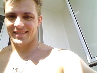 Russian guy Herman jerks off.