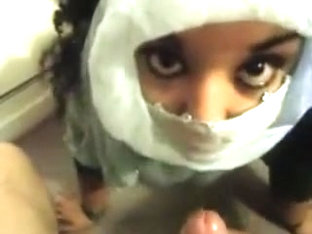 Hijab Girl Gets A Facial