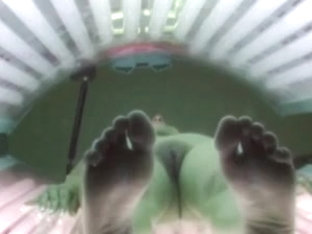 Sunbed Masturbation Session 15