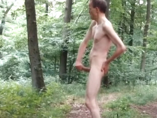 Draussen wichsen - Outdoor wanking
