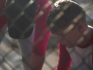 Helix twink Cameron Parks takes hung teammate bareback after baseball practice