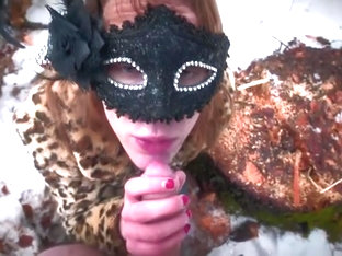 echangiste en foret neigeuse