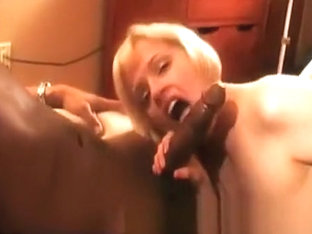 Blonde MILF Blowjob Some Big Cock