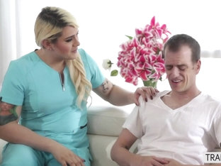 TGirl Isabella pleasures her customer