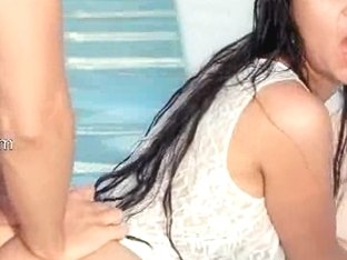 Incredible Pool Wow Sex With Hot Woman