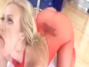 Slutty Blond Whore Has A Precious Soaked Overweight A-hole