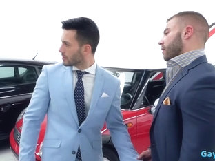 Latin gay anal sex and facial