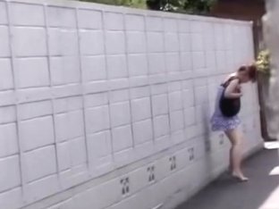 Street Sharking Of An Adorable Japanese Gal In A Short Skirt