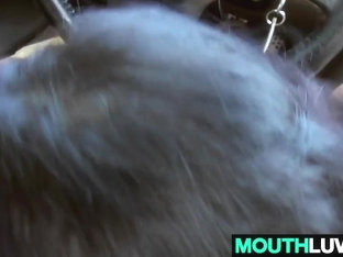 Lilith puts her lips on dick