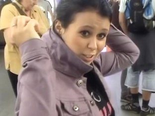 Krystinka in amateur sex video shows a gal giving a hot blowjob