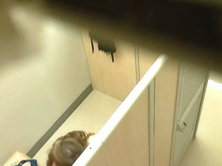 Spy Cam In A Changing Room Ceiling Captures Some Tits