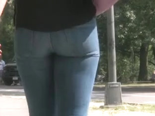 Ass in Jeans Close up